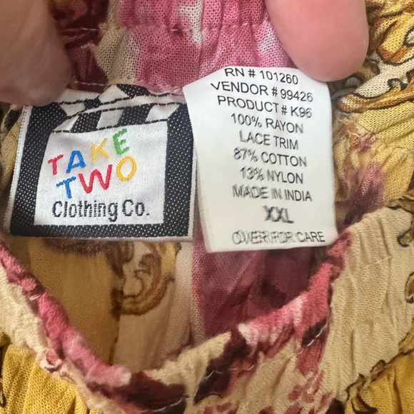 Take Two Clothing Co Vintage XXL Maxi Bohemian Skirt - Picture 10 of 11